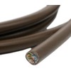 5 m Brown H03VV-F 3 x 0.75 mm² PVC Insulated