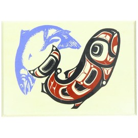 Alaska Smokehouse Smoked Salmon Fillet in Wood Gift Box, Assorted Designs, 4 Ounce