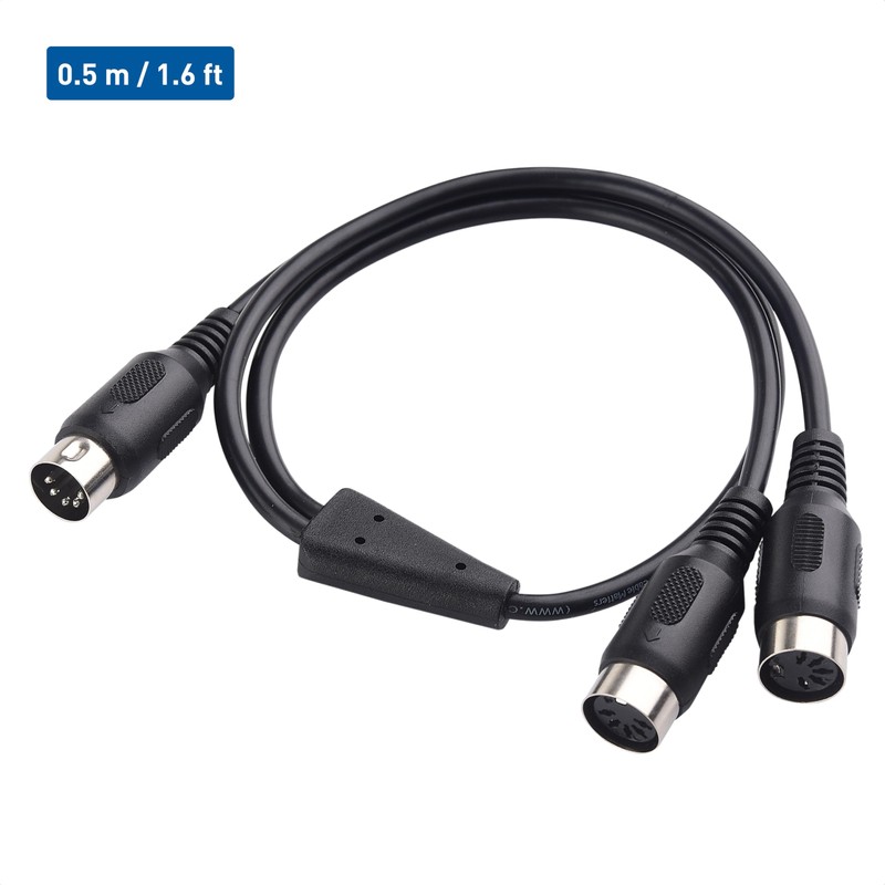 Cable Matters 5-PIN DIN MIDI Splitter Cable (Dual MIDI Cable)