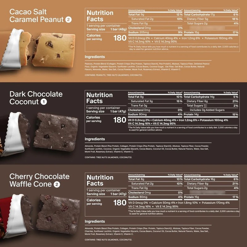 Barras De Proteínas Variadas 12 Unidades Altas En Proteínas