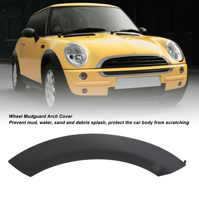 Wheel Mudguard Arch Cover Scratch Resistant Sporty Front Hood Wheel