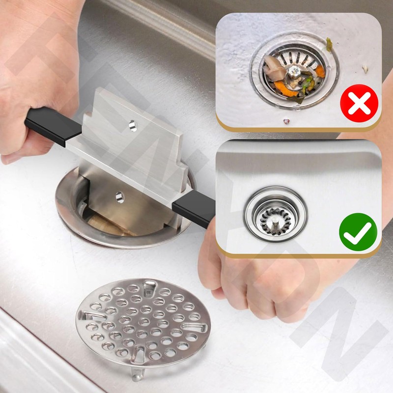 Waste Drain Tool for 3 Tier Sink in Commercial Kitchens,