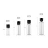 12PCS 10ML/0.34Oz Empty Reusable Empty Plastic Clear Pour Bottle with