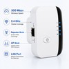300Mbps WiFi Range Extender for Home – 2.4GHz Repeater with
