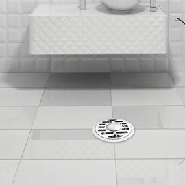 Floor Drain,Stainless Steel Bathroom Waste Drainer Anti Clog Drainage Grate Floor Drain Filter Drain Strainer Hair Catcher Shower Drain Strainer(10cm silicone floor drain)