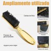 4 Piezas Peine De Acero Inoxidable Para Barbería