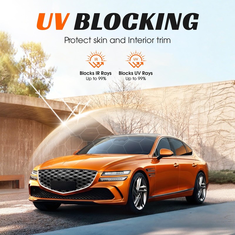 PAMAGOO Window Tint Car 20% VLT, 30" x15' Ceramic Window