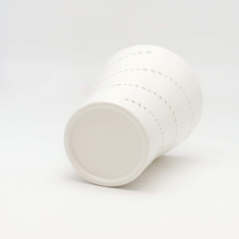 TAMAKI T-924389 Tumbler, Squash Spiral, White, Diameter 3.5 inches (9