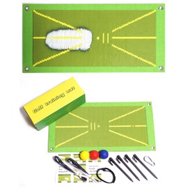 Golf Practice Equipment Exercise Mat Golf Mat Solid Contact Swing Correction Duffly Miss Shot Turf Trace Glance Hand Fast Training Mat