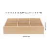 Operitacx 24-Grid Cell Phones Storage Box, Wooden Cell Phone Holder