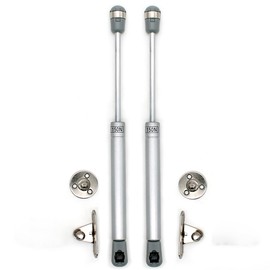 2 Pack Gas Spring, Gas Strut, Soft Close Hinges, Lid Support, Kitchen Cabinet Hinges (150N)