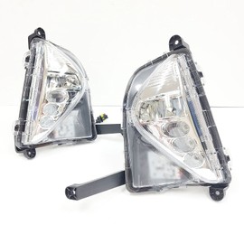 LEDIN Built-in LED Fog Lights DRL Compatible For 2016 2017 2018 Toyota Prius (OE Style Clear Lens with Switch, Wires)