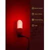 L LOHAS LED Red Night Light Plug in, Motion Sensor