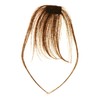 VICASKY Human Hair Extensions Air Bangs Wig Clip Fringe Bangs Natural Hair Extension for Women