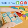 Melissa & Doug Beginner Wooden Pattern Blocks Educational Toy with