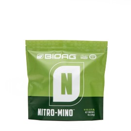 BioAg Nitro-Mino Organic Nitrogen Fertilizer, Amino Acids Nitrogen Magnesium (4 lbs)
