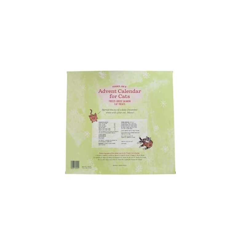 Trader Joe's Advent Calendar for Cats - Salmon and Dried,