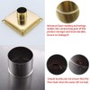 RANDOM Brushed Gold Shower Drain Square 6 Inch Shower Floor