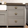 LJHOME 24 Pcs Shell Cup Handles, Semi Circle Drawer Pull