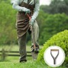 Shovel D Grip Handle,Metal Shovel Replacement Handle with Wooden Grip,31mm