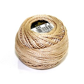DMC Cotton Perle Thread Size 5 842 - per 10 gram ball