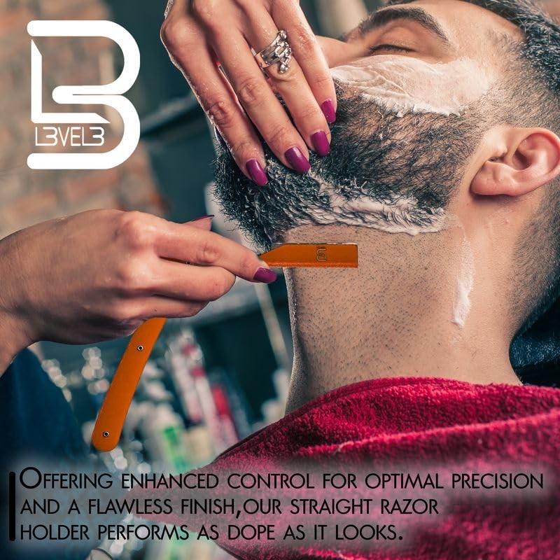Level 3 Straight Razor Holder - Excellent Grip and Control
