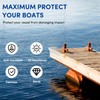 BALAVA Dock Corner Bumper,Vinyl Boat Dock Corner Bumpers with 90