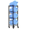 5 Gallon Water Jug Holder, Moveable 4 Tier Heavy Duty