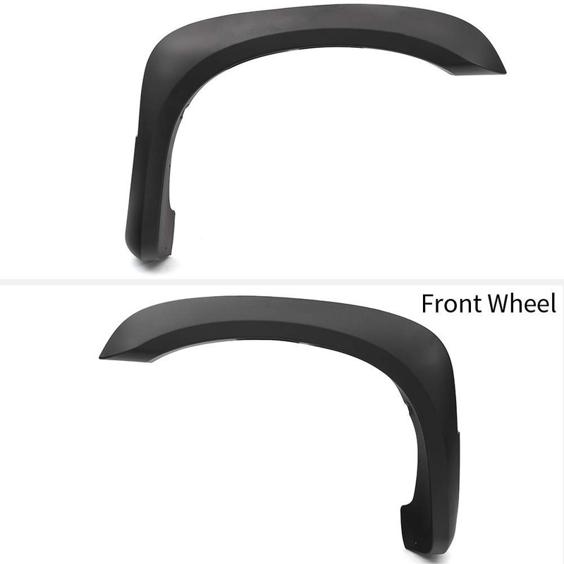 PIT66 Fender Flares, Compatible With 2005-2011 Dodge Dakota Crew Cab