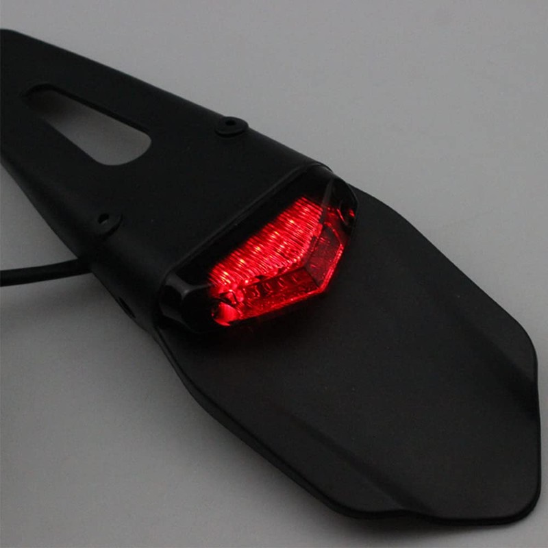 LED Enduro Tail Lamp Motorcycle Off-Road Lens Honda Kawasaki Honda