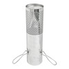 SOLOWILDER Wood Stove Pipe 2.36" Spark Arrestor Stovepipe Rain Cap