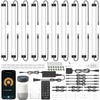 LABOREDUCER Under Cabinet Lights Plug in 10 Pack,11inch Ultra Thin