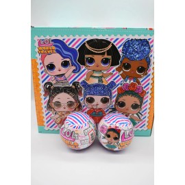 MGA Entertainment Lot of 2 LOL Surprise World Travel Series Doll Ball