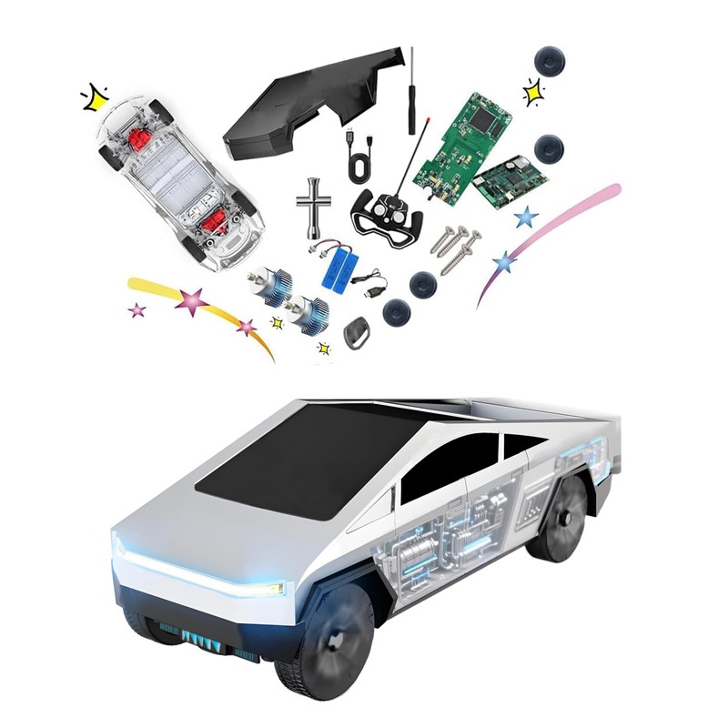 Cyber Remote Control Truck Toy Car with Light Effect Truck