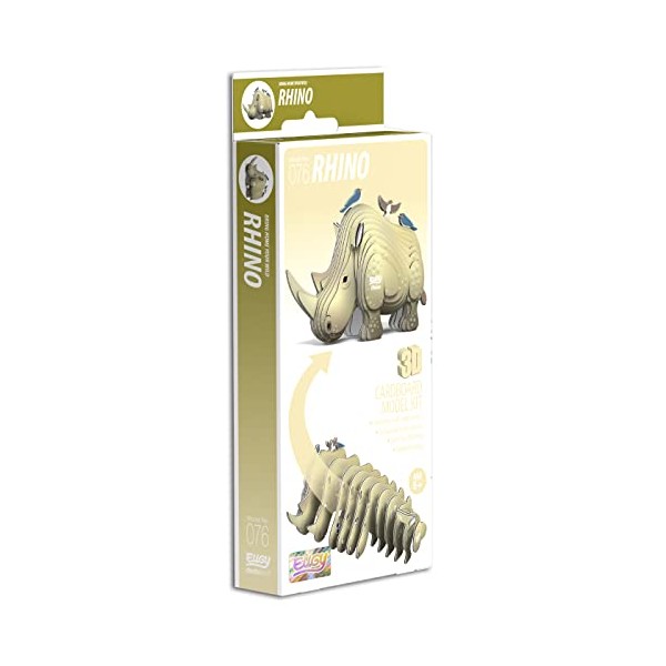 EUGY Rhino 3D Craft Kit