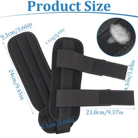 Ankle Brace, Ligament Tear, Ankle Splint, Breathable Foot Drop Orthosis, Ankle Brace Support Protection, for Sprains and Injuries, Fascia Stabilisation, L, Black