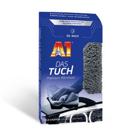 DR. WACK DAS Tuch Mikrofasertuch 40 x 40 cm - extrem weiches & saugstarkes Reinigungstuch für Auto - 100% fusselfreies Poliertuch - kratzfreie & schonende Autoreinigung - Hochwertige Autopflege