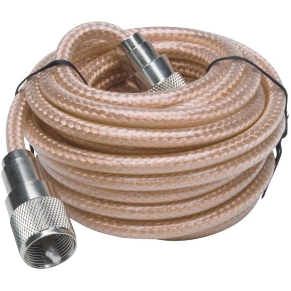 RoadPro 9' CB Antenna Mini-8 Coax Cable with PL-259 Connectors