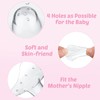 Nuanchu 12 Pieces Nipple Shields for Nursing Newborn Breastfeeding 20