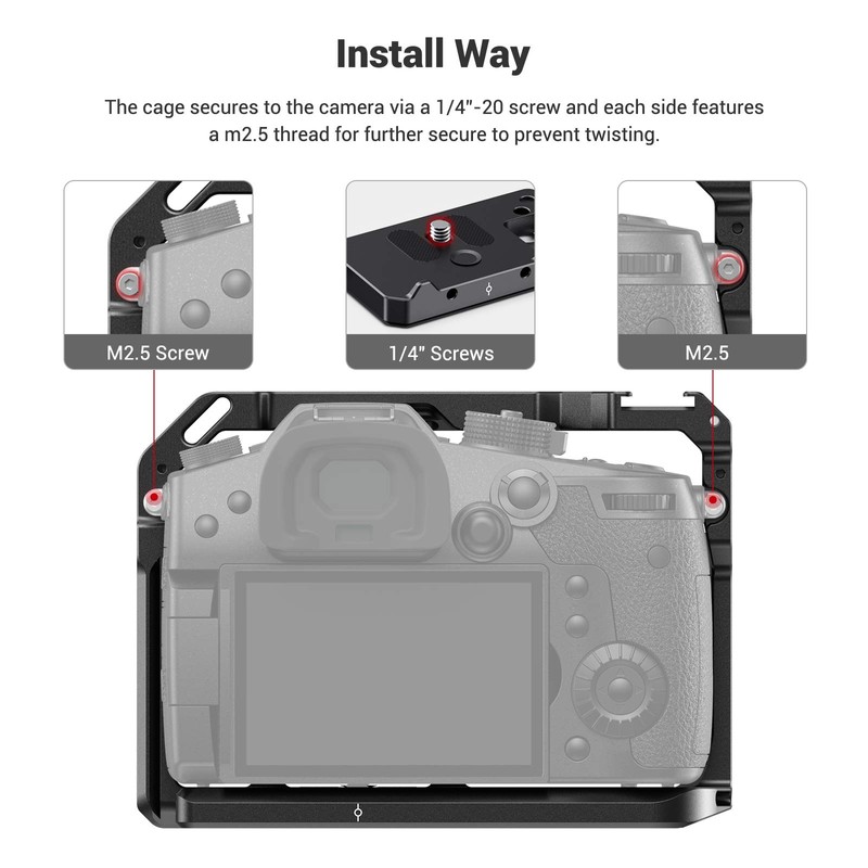 SMALLRIG for Panasonic Camera Cage for Lumix GH5 / GH5S