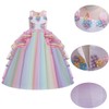 HOIZOSG Girls Unicorn Birthday Costume Princess Tulle Dress Sleeveless Christmas