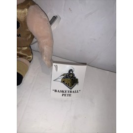 Purdue Pete Basketball 9" Plush Collectable New W Tags