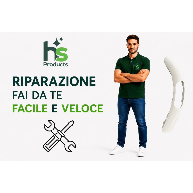 Lid Handle Front Plastic White Compatible with Vorwerk Kobold VK200