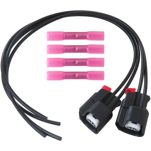 2 Pack ABS Wheel Speed Sensor Connector Pigtail Plug Wiring