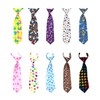 PET SHOW 10pcs Paw Print Medium Dog Ties Neckties for