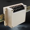 Heyiarbeit 1Pcs 5.71"x3.54"x1.57" ABS White Dustproof Electronic Junction Box Enclosure