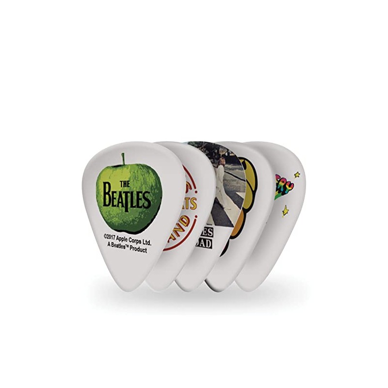 D'Addario Beatles Guitar Picks, Classic Albums, Medium, Juego de 10