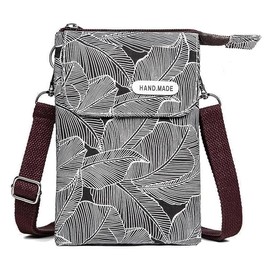 Handytasche Zum Umhängen, Handytasche zum Umhängen Damen, Mini Handy Umhängetasche, Leichte Kompakte Crossbody Umhängetasche Mit Schultergurt, für Alltag Shopping Reisen, Schwarz
