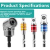 Aracombie Universal Driver Set, 3pcs 1/4 3/8 1/2 Inch Drill