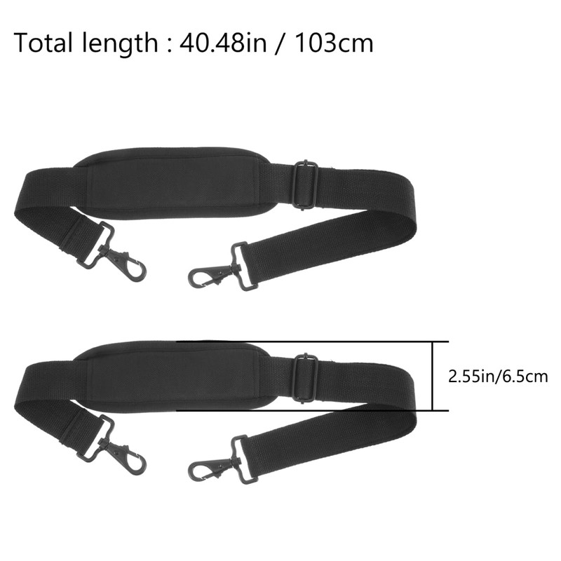 Totority 2 Pcs Adjustable Padded Shoulder Strap Canvas Replacement Bag